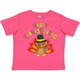 thumbnail image 3 of Inktastic Happy Thanksgiving Cute Turkey in Pilgrim Hat Boys or Girls Toddler T-Shirt, 3 of 5