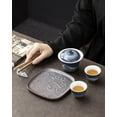 thumbnail image 2 of Ceramic Tea Sets Mountain Gaiwan Teapot With Tray Chinese Kung Fu Tea Sets Drinkware, 2 of 6