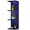 4 Tier Black rgb, variant on Versatile 4 Tier Wall Shelf Unit,Black Lack Wall Shelf,Display Floating Shelf with LED Remote Control Light