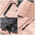 thumbnail image 2 of Ellswos-Sports Women's Winter Ski Jacket Waterproof Snow Coats Snowboard Fleece Lining Jacket Warm Parka with Hooded Pink M, 2 of 5