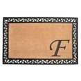 thumbnail image 1 of Home & More 104023048 Versailles Monogram Doormat 30" x 48", Natural/Black (Letter F), 1 of 1