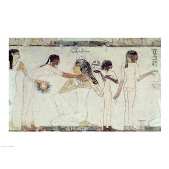 Posterazzi BALXIR169524LARGE The Toilet of Noblewomen From The Tomb of Rekhmire Poster Print - 36 x 24 in. - Large