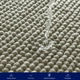 thumbnail image 3 of Subrtex Chenille Bathroom Rugs Soft Non-Slip Super Water Absorbing Shower Mats, 24"x60", Taupe Brown, 3 of 7
