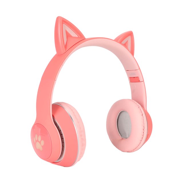 Auriculares Bluetooth, Oreja De Gato Auriculares Bluetooth Inalámbricos Bluetooth para Niños Auriculares Bluetooth para Niños Tecnología De Vanguardia