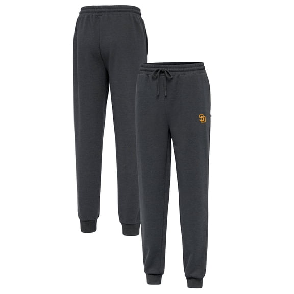 Men's Antigua Heather Charcoal San Diego Padres Idol Jogger Pants