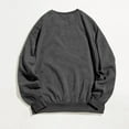 thumbnail image 4 of Sweatshirt for Women Casual Long Sleeve Crewneck Letter Printed Loose Womens Tops,Dark Gray,L, 4 of 7
