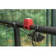 thumbnail image 4 of Timbres para bicicleta eléctrica, bocina electrónica para bicicleta, mini timbre E-Bell impermeable de 80 dB, soporte universal de banda de goma de silicona, color rojo JM, 4 of 5