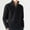 Black, variant on Bcfgryg Male Casual Simple Bottom Sweater Solid Color Warm Wool Knit Half Zip Long Sleeve Sweater Men Sweaters Black L