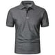 thumbnail image 4 of pstuiky Camisa de manga corta para hombre, Camisa de manga corta con cuello vuelto, versátil, de color liso y estilo informal para hombre camisas casuales para hombre xxl, 4 of 5