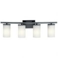 thumbnail image 5 of 45498OZ Kichler Lighting Crosby - 4 Light Bath Vanity Approved for Damp Locations - with Contemporary inspirations - 31 inches wide-Olde Bronze Finish, 5 of 5