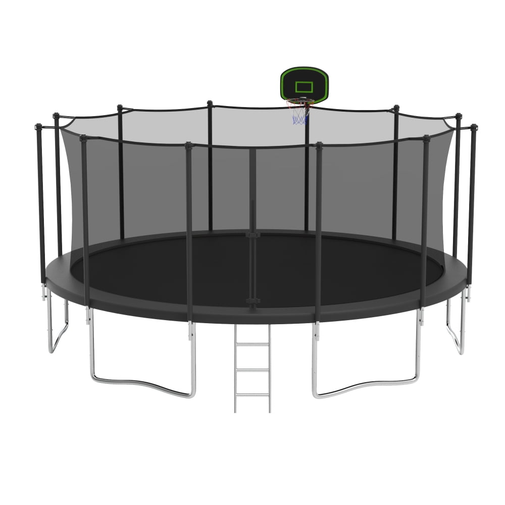 16 FT Trampolines for Kids and Adults Family Jumping Outdoor Workout ASTM Approved