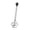 Black, variant on NFTIGB Golf Alignment Stick Magnetic Chipping Direction Indicator Swing Training Aid, Black (8.66 inches / 22 cm)