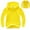 Yellow, variant on LIUYUNNN Kids Girls Hoodie Pullover Black Hoodies Long Sleeve Hooded Sweatshirt Top Winter Clothes Boy Clothes 6-7 Years Boys Girls Fall Outfits