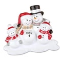 thumbnail image 2 of 2 Adornos Familiares 2023, Adornos Navideños De Muñeco De Nieve Para Fiesta En Casa, Cuatro Muñecos De Nieve, 2 of 8