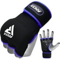 thumbnail image 5 of RDX Boxing Hand Wraps Inner Gloves, Neoprene Padded Fist Protection Bandages under Mitts with Quick Long Wrist Support, Blue, 2XL, 5 of 9