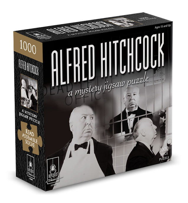 Jigsaw Puzzle Murder Mystery Titanic Sherlock Hitchcock 1000 Piece with Book 