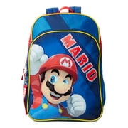 Nintendo Super Mario Bros. Kids Backpack Blue Red