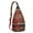 Red-1, variant on Nordic Style Sling Bag - Water-resistant Vintage Inspired Small Shoulder Bag with Artistic Boho Patterns for Women