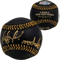 Fernando Tatis Jr. Autographed Official Black MLB Baseball San Diego Padres In Gold "Machalo!" JSA 202010