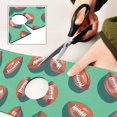 thumbnail image 6 of Yayeee Faucet Mat for Kitchen Sink 14.7" Diatomite Long Splash Guard Pad, Brown American Footballs, 2 Pack, 6 of 7