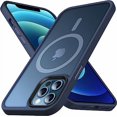 thumbnail image 1 of Entronix Funda Resistente y Magnética Compatible con iPhone 11 Pro Max: Protección Mate a Prueba de Golpes con Bordes Reforzados, Color Azul Marino, 1 of 7