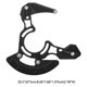 thumbnail image 5 of Sonducket Guía de cadena de bicicleta Negro CNC Cadena de aleación de aluminio Drop Catcher Montaje BB Ajustable 32T-38T ISCG03 ISCG05 Ciclismo, 5 of 6