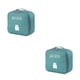 thumbnail image 3 of Inteprter Organizador de emergencia con cierre de cremallera, impermeable, para exteriores, vacío, bolsa de almacenamiento, a prueba de polvo, Verde Grande 2Conjunto, 3 of 6