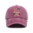 thumbnail image 5 of NIEWTR United States 250 Year Anniversary Cap, Embroidered Stars, Adjustable Retro Baseball Hat(C,A), 5 of 5
