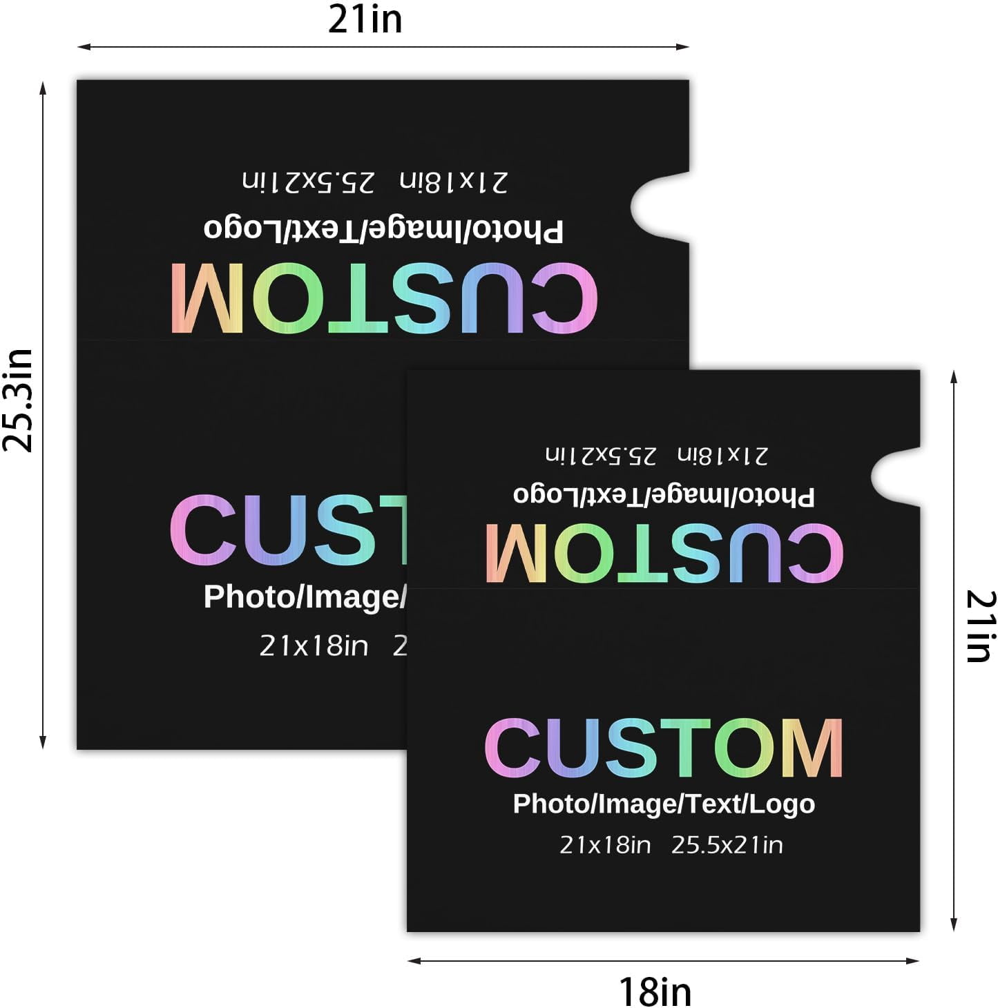 Custom Mailbox Covers Magnetic Add Photo Logo Family Name House Address Text Customized Mailbox Post Cover Double-Sided Printing Waterproof for Festival Holiday Outdoor Decor Garden Yard