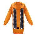 thumbnail image 3 of Disfraz de Anime Kakegurui Yomotsuki Runa, Sudadera con capucha amarilla, abrigo, chaqueta, uniforme escolar informal, ropa de Carnaval de Halloween, 3 of 4