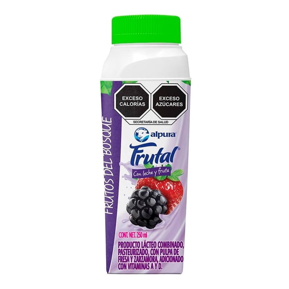 Producto lácteo Alpura Frutal frutos del bosque 250 ml
