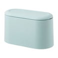 thumbnail image 3 of LOOCOO Eco-Friendly PP Material Press-Open Lid Trash Can: Compact Nordic Minimalist Desktop Storage Bin for Small Spaces, Modern Home Decor, Sleek Design, Durable & Space-Saving Countertop Waste, 3 of 6