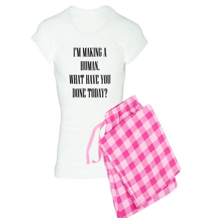 

CafePress - IM MAKING A HUMAN WHAT HAVE TODAY Pajamas - Women s Light Pajamas