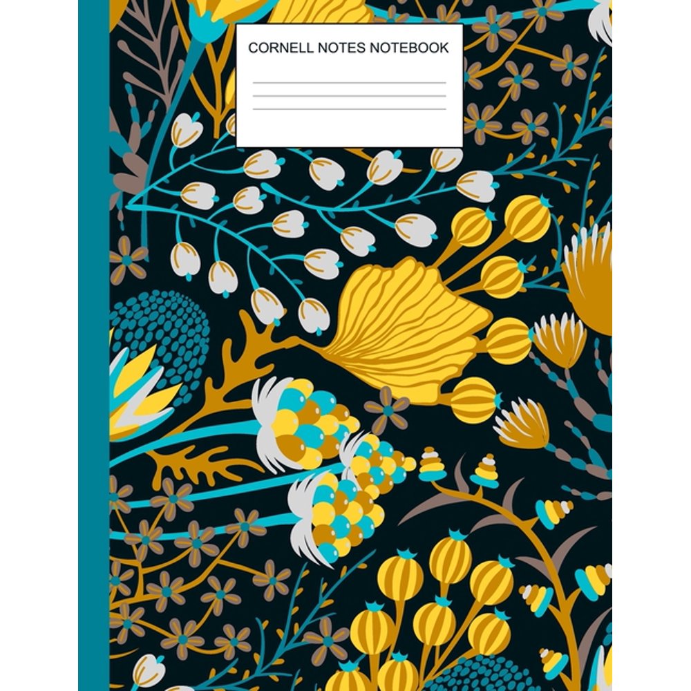 Cornell Notes Notebook Pretty Cornell Notes Notebook for Work, Class