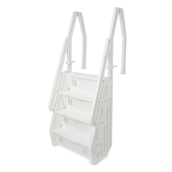 Open Box Vinyl Works Deluxe 32" In Step 46-60" Above Ground Pool Ladder