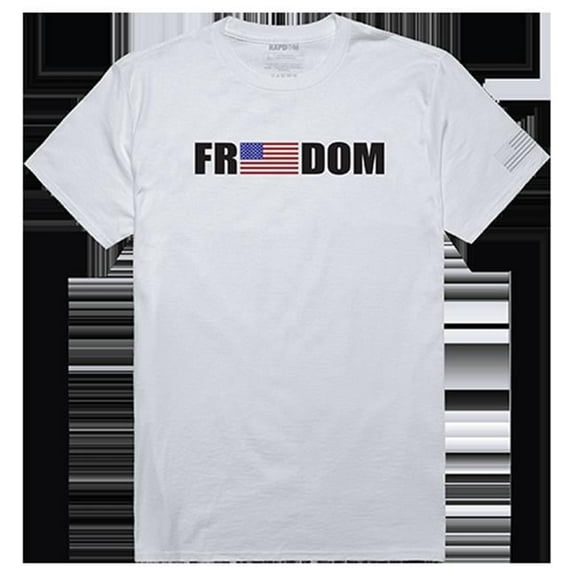 Freedom Tactical Graphic T-shirt, White - Small