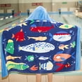 thumbnail image 2 of Toalla de baño para niños, envoltura para niños y niñas, toallas de playa con capucha para piscina, albornoz, algodón absorbente de felpa suave brillar Electrónica, 2 of 5