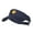Navy, variant on Smile Face Embroidered Cotton Washed Visor - Blue OSFM
