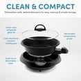 thumbnail image 4 of Parrilla eléctrica interior Aroma Housewares ASP-137B Grillet 3L, 4 of 5