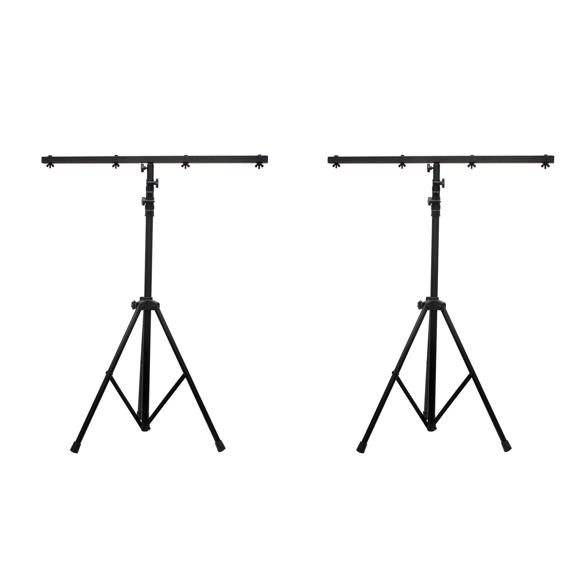 American DJ 9 Ft Black Lighting TBar Light Stand w/ Cross Bar LTS6