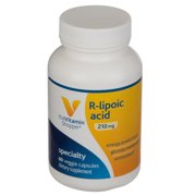 The Vitamin Shoppe RLipoic Acid 210MG, Antioxidant Supplement that Supports Energy Product and Glucose Metabolism, Supports Blood Sugar Already within the Normal Ranges (60 Veggie Capsules)