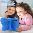 thumbnail image 6 of Butterfly Kids Case for Samsung Galaxy Tab S9 FE 5G 10.9"/ S9/ S8/ S7 11", Galaxy Tab A9+ Plus Case, Soft EVA Rotating Stand Lightweight Shockprof Kids Friendly Case Cover,Blue, 6 of 6