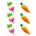 thumbnail image 1 of Un conjunto de pegatinas con mensajes de verduras y frutas pegatinas tridimensionales 3D para refrigerador de PVC de frutas, 1 of 5