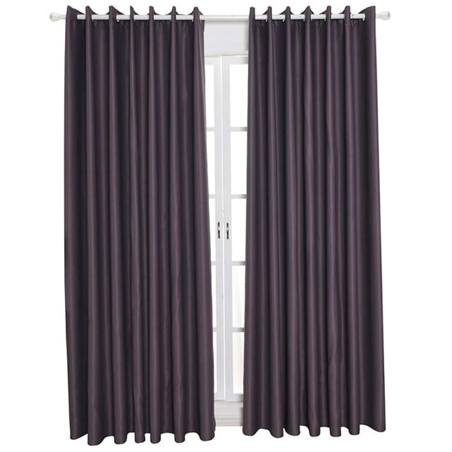 Naiovety Cortinas opacas de color sólido para cocina, persianas para habitación de niños, cortinas para el hogar y el Hotel Decoración del hogar gris oscuro 100*130 cm