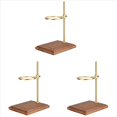 thumbnail image 1 of 3X Soporte para Cafetera con Base de Madera Soporte de Filtro de de Estante de Ajustable para Elaboración Manual de Madera de Nogal, 1 of 5