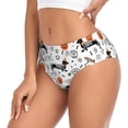 thumbnail image 2 of Fotbe Halloween Dachshund Calzones Estampados para Mujer – Ropa Interior de Algodón, Cómoda, Suave y Elástica-4X-Large, 2 of 6