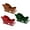 3Pcs, variant on Chanana 3Pcs Santa Sleigh Mini Sled Ornament, Christmas Decoration, Xmas Figurines Crafts, Tabletop Collectible Shelf Decoration, Miniature Sleigh Sculpture for Home Living Room Party, Red