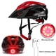 thumbnail image 5 of Toystoory Casco de ciclismo con luces Hombres Mujeres Cascos Seguridad de carga Profesional Integrado Sombrero Gorras de skate Ciclismo negro rojo METRO, 5 of 6