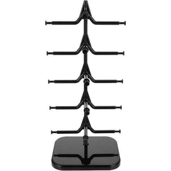 Desktop Stand, Sunglasses Rack Holder, Stand Acrylic Glasses Stand, Glasses Display Rack Sunglass Display Rack, 5 Layer Glasses Rotating Display Stand for Business and Home Or Shop Display