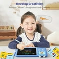 thumbnail image 2 of Goolrc Talking Flash Cards Writing Tablet 2 in 1 LCD Drawing Board Blue, 2 of 7